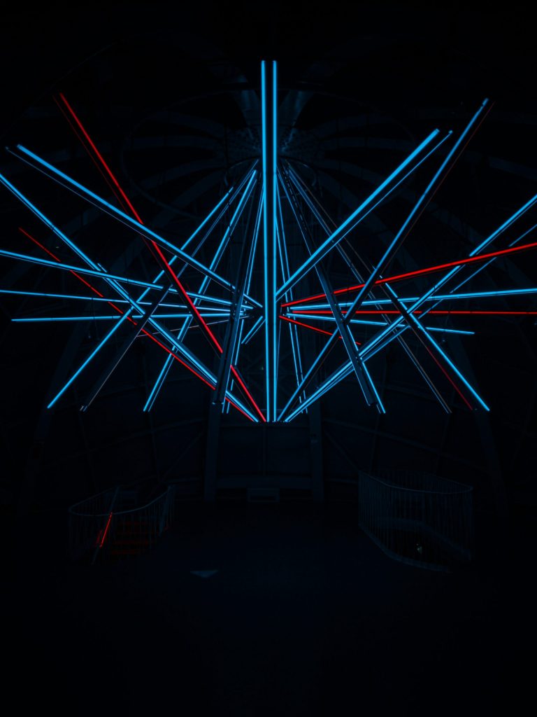 a group of lights